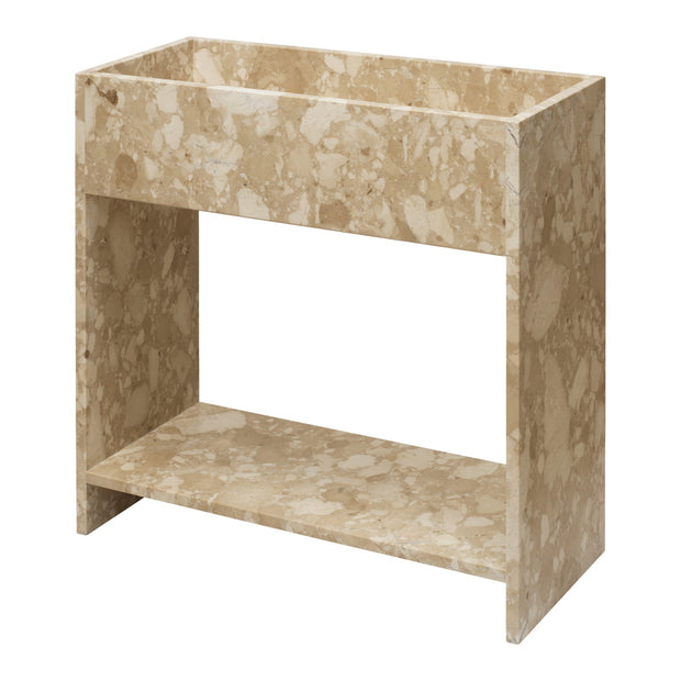 Ferm Living Truhlík Stone Plant Box, Sand - DESIGNSPOT