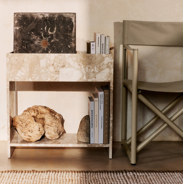 Ferm Living Truhlík Stone Plant Box, Sand - DESIGNSPOT