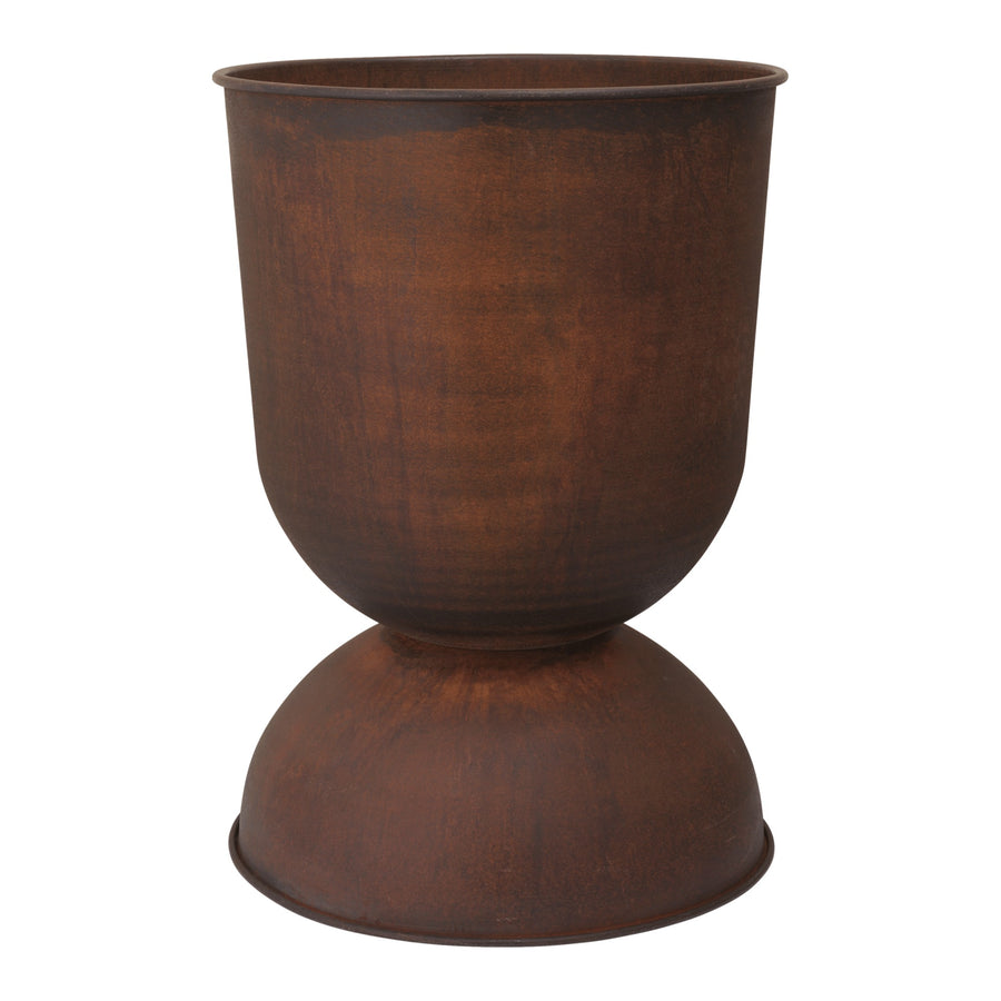 Květináč Hourglass, L, Rust