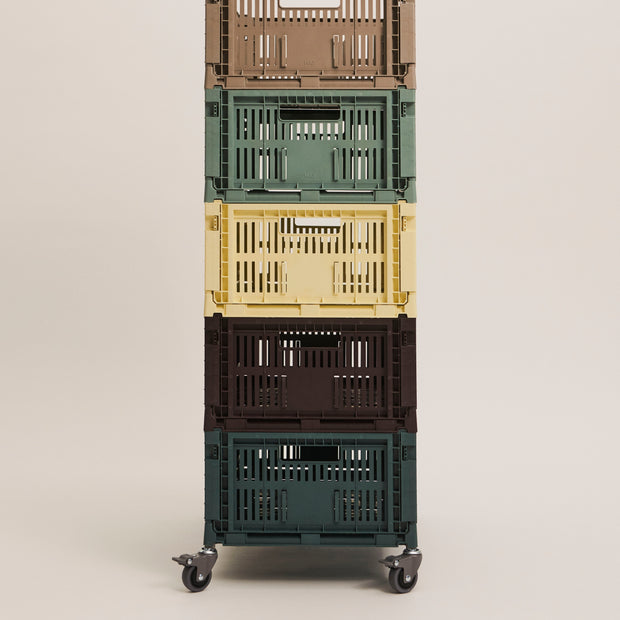 HAY Úložný box Colour Crate, Small, Warm Grey - DESIGNSPOT