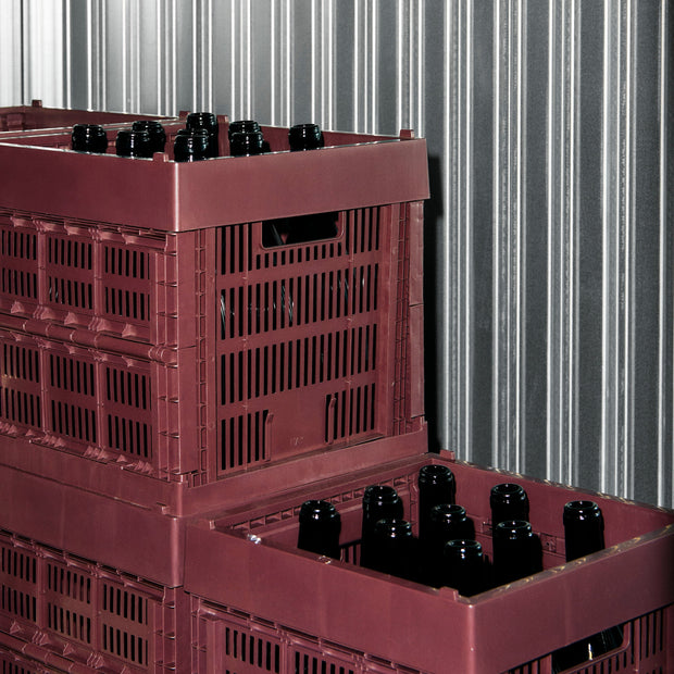 HAY Úložný box Colour Crate, Small, Warm Grey - DESIGNSPOT