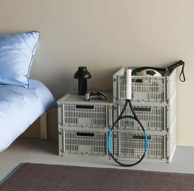 HAY Úložný box Colour Crate, Medium Square, Levander - DESIGNSPOT