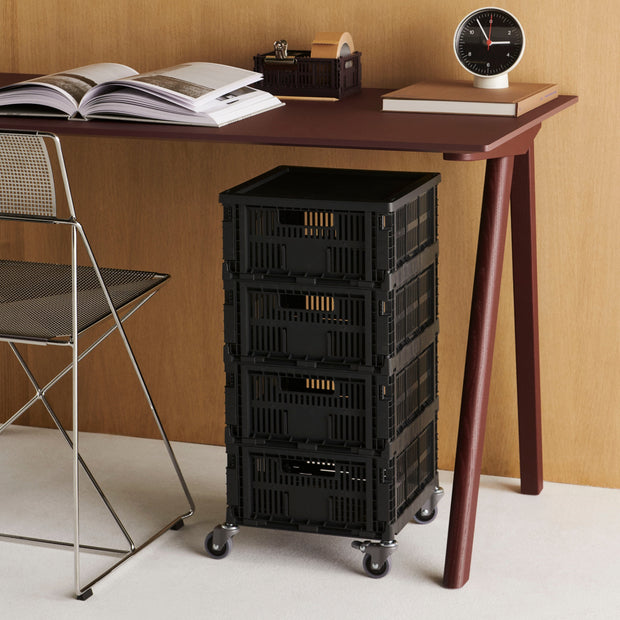 HAY Úložný box Colour Crate, Medium, Light Yellow - DESIGNSPOT