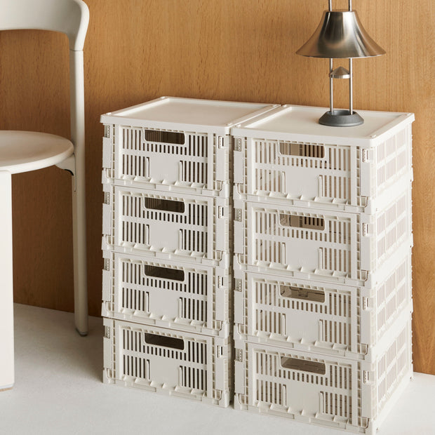 HAY Úložný box Colour Crate, Mini Oblong, Bordeaux - DESIGNSPOT