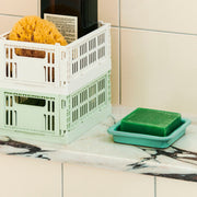HAY Úložný box Colour Crate, Mini Oblong, Bordeaux - DESIGNSPOT