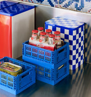 HAY Úložné boxy Colour Crate, Mini, 2 kusy, Warm Grey - DESIGNSPOT