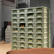 HAY Úložný box Colour Crate, Medium, Light Yellow - DESIGNSPOT