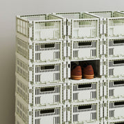 HAY Úložné boxy Colour Crate, Mini, 2 kusy, Bordeaux - DESIGNSPOT