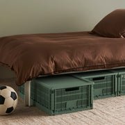 HAY Úložný box Colour Crate, Mini Oblong, Bordeaux - DESIGNSPOT