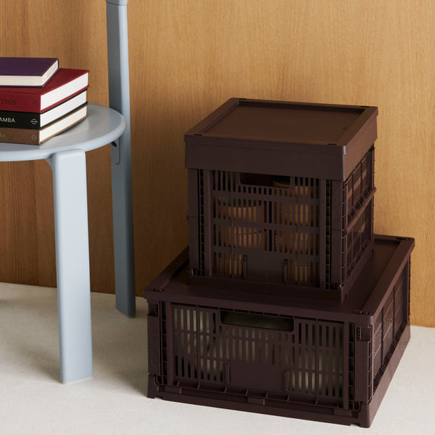 HAY Úložný box Colour Crate, Cube, Off-White - DESIGNSPOT