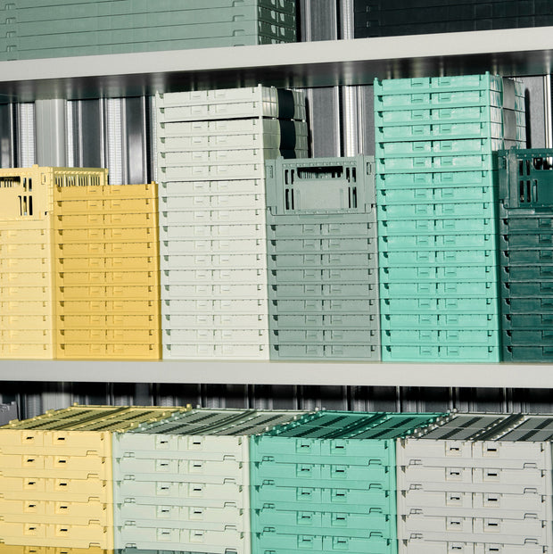 HAY Úložný box Colour Crate, Small, Dark Green - DESIGNSPOT