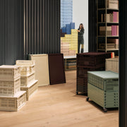 HAY Úložný box Colour Crate, Small, Warm Grey - DESIGNSPOT