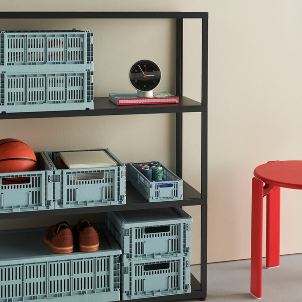 HAY Úložný box Colour Crate, Mini Oblong, Bordeaux - DESIGNSPOT