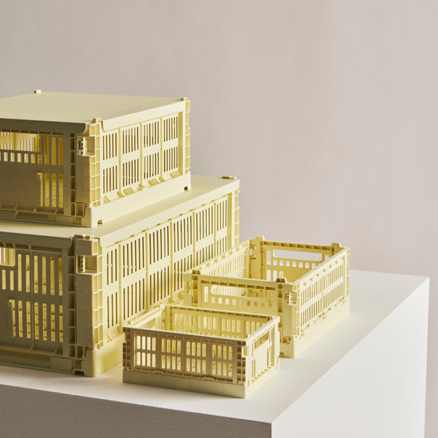 HAY Úložný box Colour Crate, Medium Square, Levander - DESIGNSPOT