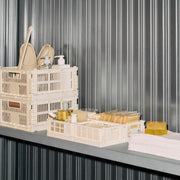 HAY Úložný box Colour Crate, Medium, Light Yellow - DESIGNSPOT