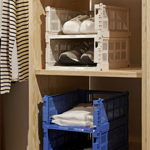 HAY Úložný box Colour Crate, Small, Powder - DESIGNSPOT