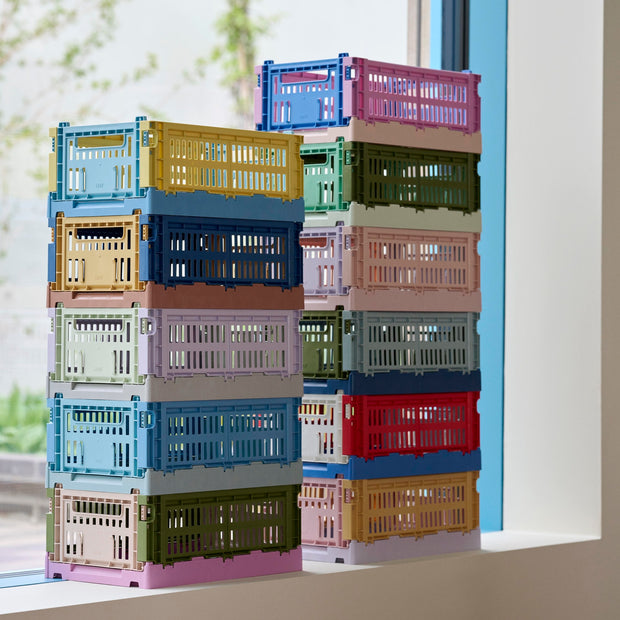 Hay Úložný box Colour Crate Mix S, Lavender - DESIGNSPOT