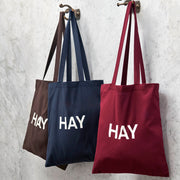 Hay Látková taška Tote Bag, Burgundy - DESIGNSPOT