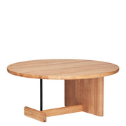 Fogia Konferenční stolek Koku Round Low, Oiled Oak - DESIGNSPOT