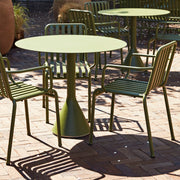 Hay Zahradní stůl Palissade Cone Ø70, Olive - DESIGNSPOT