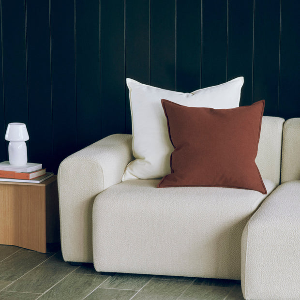 HAY Polštář Linen, 60, Blue Black - DESIGNSPOT