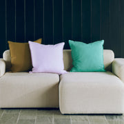 HAY Polštář Linen, 60, Blue Black - DESIGNSPOT