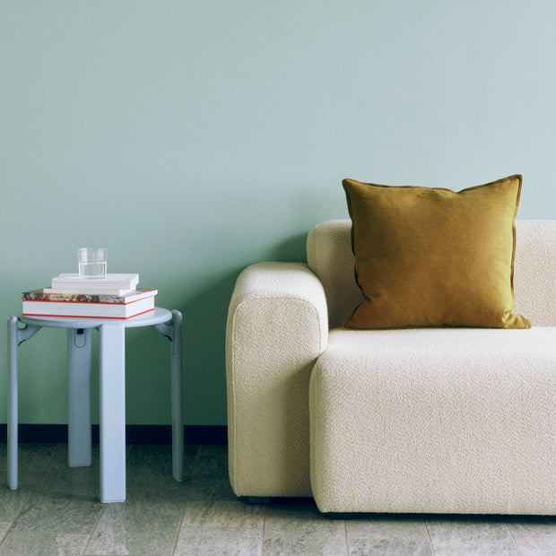 HAY Polštář Linen, 60, Blue Black - DESIGNSPOT