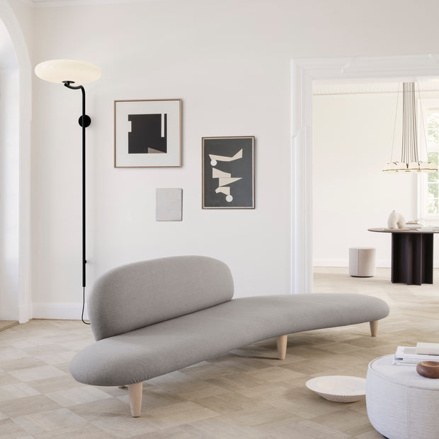 Astep Nástěnné svítidlo Model 2065 Wall, White / Black - DESIGNSPOT