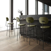 Audo Copenhagen Barová židle Afteroom Bar Chair Plus, Dark Oak - DESIGNSPOT