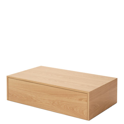 New Works Konferenční stolek Mass High, Drawer, Natural Oak - DESIGNSPOT