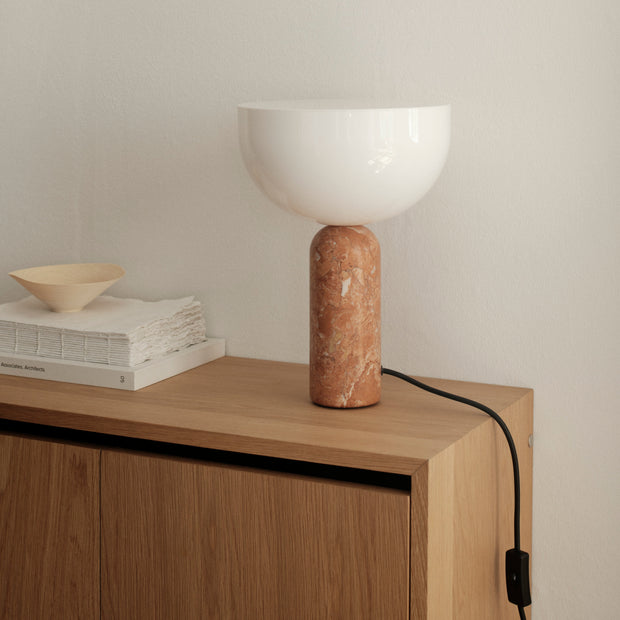 New Works Lampa Kizu, S, Rosso Levanto Marble - DESIGNSPOT