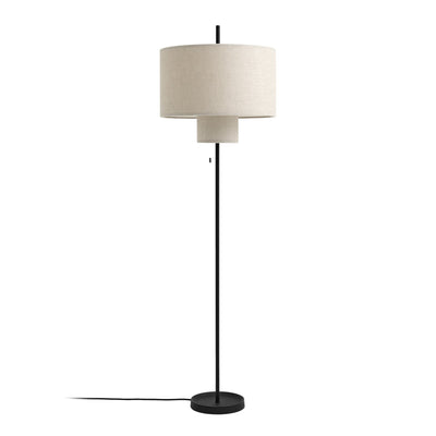 New Works Stojací lampa Margin, Black / Beige - DESIGNSPOT