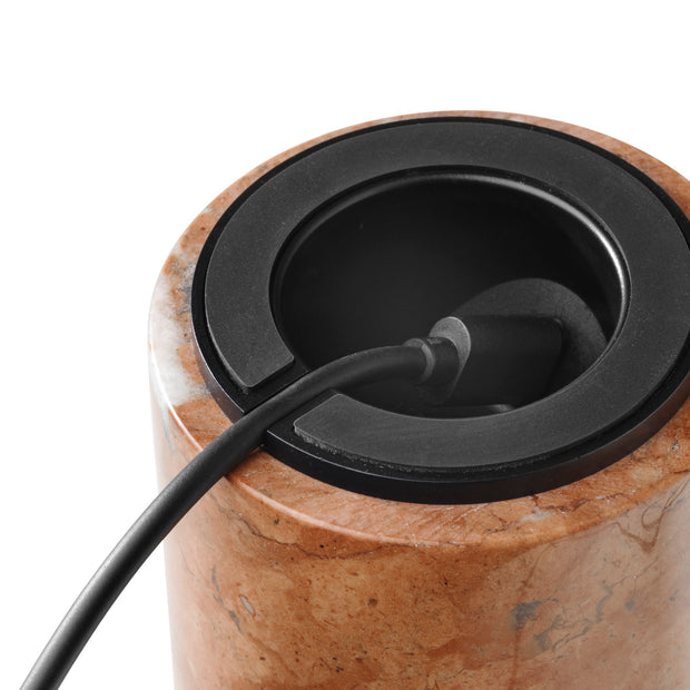 New Works Přenosná lampa Kizu, Black Marble - DESIGNSPOT