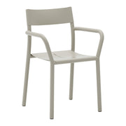 New Works Jídelní židle s područkami May, Light Grey - DESIGNSPOT