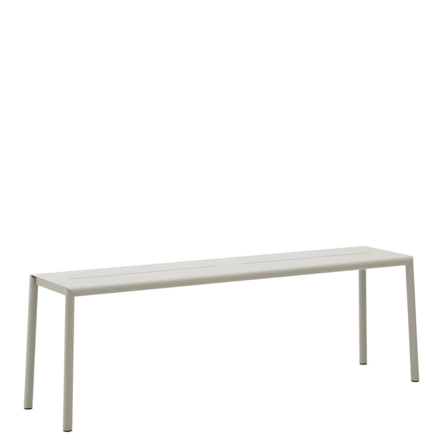 New Works Zahradní lavice May, Light Grey - DESIGNSPOT