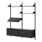 New Works Policová sestava Living Cabinets Low w. Doors - DESIGNSPOT