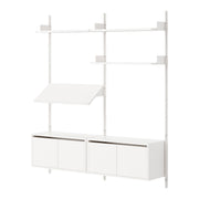 New Works Policová sestava Living Cabinets Low w. Doors - DESIGNSPOT