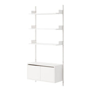 New Works Policová sestava Wall 1900, Cabinet Low w. Doors - DESIGNSPOT
