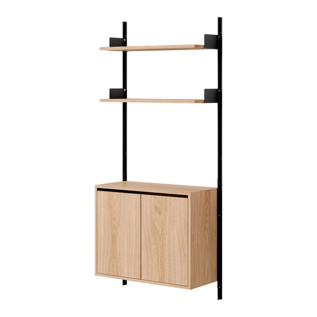New Works Policová sestava Wall 1900, Cabinet Tall w. Doors - DESIGNSPOT