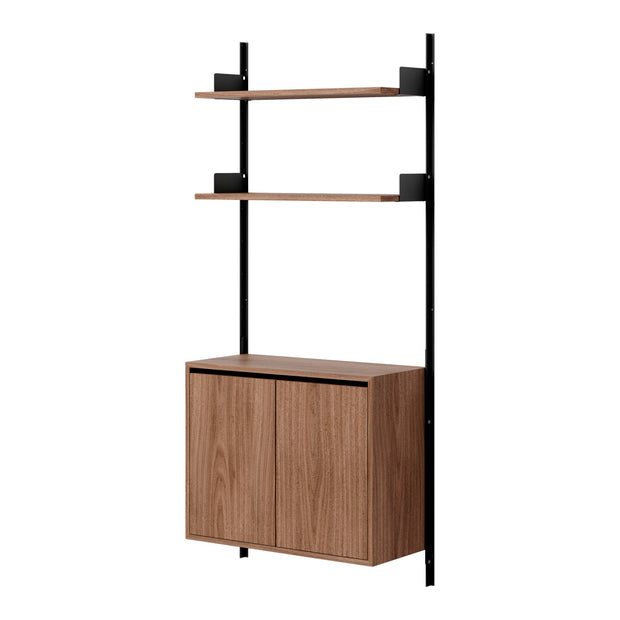 New Works Policová sestava Wall 1900, Cabinet Tall w. Doors - DESIGNSPOT