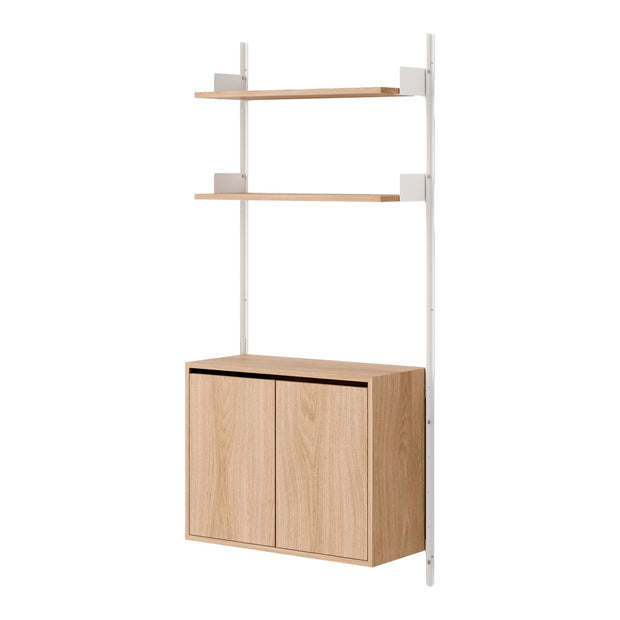 New Works Policová sestava Wall 1900, Cabinet Tall w. Doors - DESIGNSPOT
