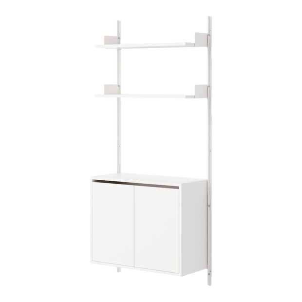 New Works Policová sestava Wall 1900, Cabinet Tall w. Doors - DESIGNSPOT