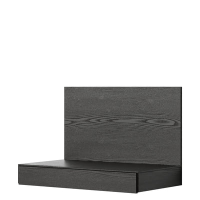New Works Nástěnný stůl Tana, Black Oak - DESIGNSPOT