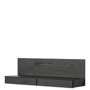 New Works Nástěnný konzolový stolek Tana, Black Oak - DESIGNSPOT