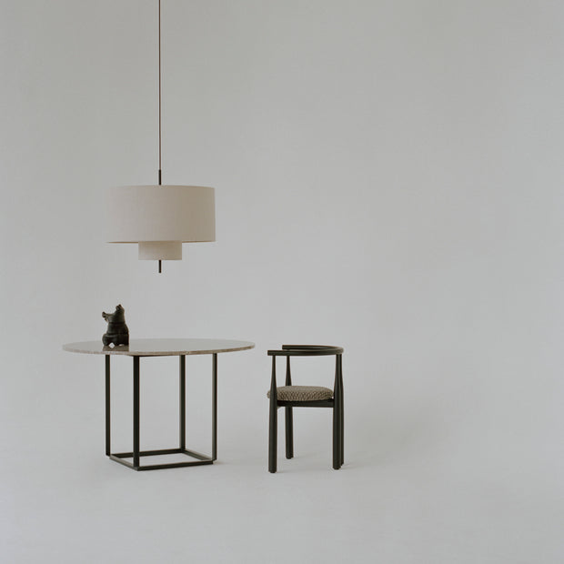 New Works Stolní lampa Margin, Black / Beige - DESIGNSPOT