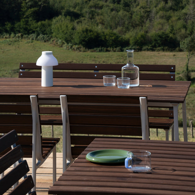HAY Zahradní lavice Traverse Dining W. Arm, Oiled / Ash - DESIGNSPOT