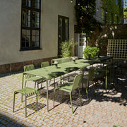 Hay Zahradní židle Palissade Dining Armchair, Olive - DESIGNSPOT