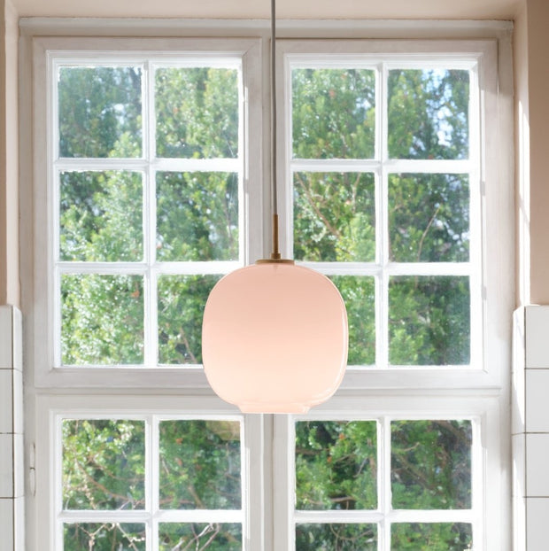 Louis Poulsen Závěsná lampa VL 45 Radiohus, 250, Brass / Pale Rose - DESIGNSPOT