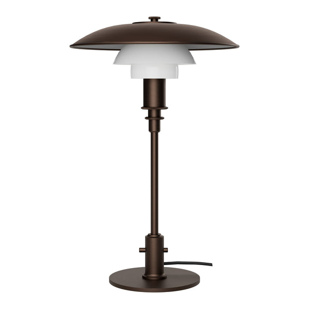 Louis Poulsen Stolní lampa PH 3/2, Aged Brass / Opal - DESIGNSPOT