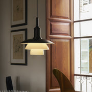 Louis Poulsen Závěsné svítidlo PH 3/3, Aged Brass / Opal - DESIGNSPOT